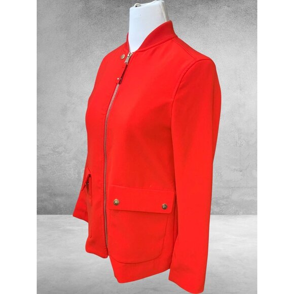 H&M Womens Regent Size 4 Orange Corporate Quiet Luxury Capsule Office Blazer NEW - Picture 9 of 10